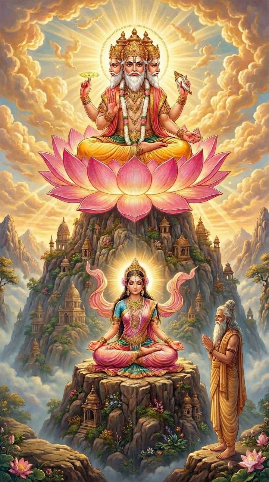 Adhyay 5 – Sandhya ka Paschatap, Tap ke liye Van Gaman aur Vashishtha dwara Diksha