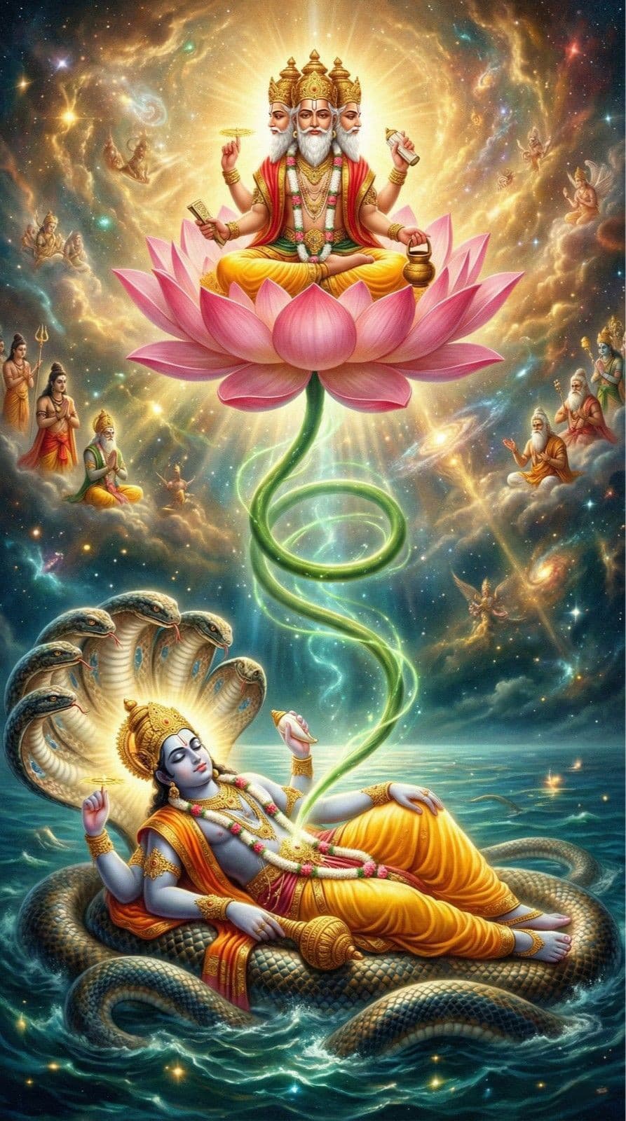 Adhyay 7 – Brahma Ji ki Utpatti aur Agnistambh ka Prakat hona